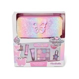 Set de frumusete si penar Shimmer Wings Pencil Case &amp;amp; Beauty Set Martinelia 30605