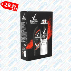 Caseta cadou Rexona for Men, Deodorant + Gel de du? foto