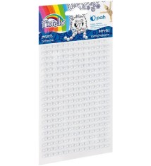 Accesorii creatie perle autoadezive,alb,6mm, 260 bucati