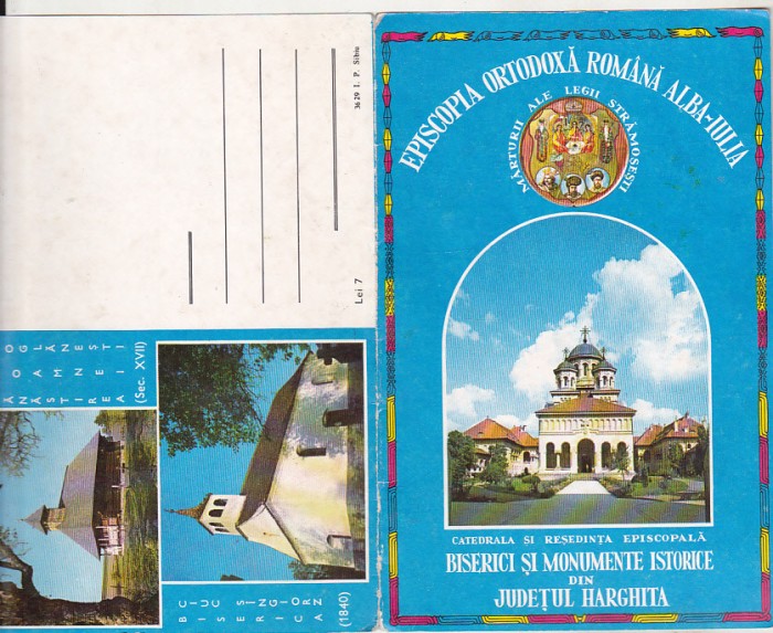 bnk cp Biserici si monumente istorice din Harghita - Vedere - necirculata