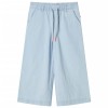 Pantaloni pentru copii, albastru denim pal, 104 10895, vidaXL