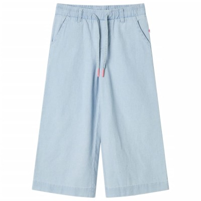 Pantaloni pentru copii, albastru denim pal, 104 10895 foto