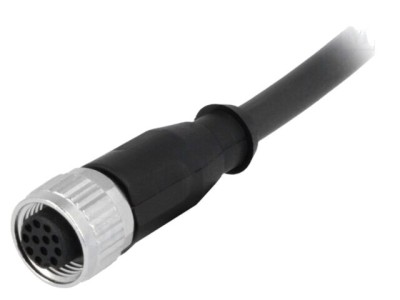 Conector HARTING M12 mufă mamă 12 pini cablu 1m cod 21348500C78010 foto