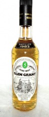 whisky GLEN GRANT, YEARS 5 OLD cl 75 gr 40 distilled 1982 segram imp italy
