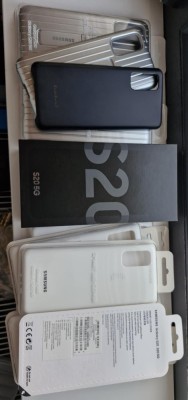 Huse LED Cover compatibila cu Samsung Galaxy S20 White foto