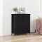 vidaXL Bufet Stejar negru 70 x 30 x 80 cm Lemn compozit 862975