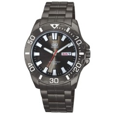 Ceas Barbatesc Q&amp;Q Gri Metal A174J402Y