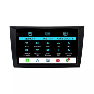 Navigatie Dedicata Volkswagen Golf MK6 (2009-2013),QuadCore, 9Inch, 4Gb Ram, 64Gb Stocare, Carplay foto