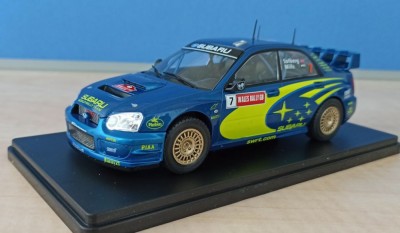 Macheta Subaru Impreza S9 WRC Solberg Rally GB 2003 - IXO/Altaya 1/24 foto