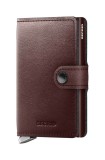 Secrid portofel de piele culoarea maro, MDu-Dark Brown