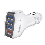 Cumpara ieftin Incarcator Auto, 4x USB 3.0 Ultra Fast Charge Culoare Alb