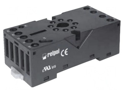 Stativ pe panou pentru șină DIN 8 10A 250VAC Serie R15 foto
