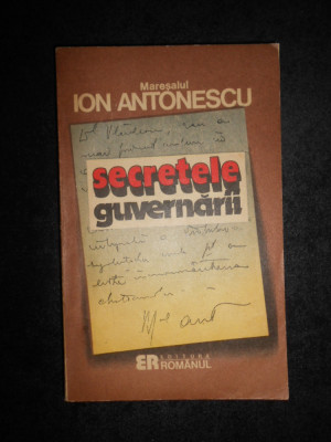 Maresalul Ion Antonescu - Secretele guvernarii foto