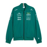 Aston Martin geacă de bărbați Bomber green official Teamline Replica F1 Team 2026 - XL