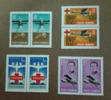 TIMBRE ROMANIA MNH LP667/1968 AVIATIE SI AVIASAN SERIE IN PERECHE, Nestampilat