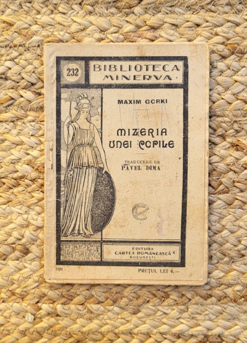 MIZERIA UNEI COPILE -MAXIM GORKI