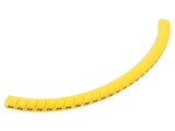 Markere galbene PVC 2,5-5mm -30&divide;60&deg;C prin orificiu PA-1