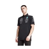 Mercedes AMG Petronas tricou polo black official Teamline Replica F1 Team 2025 - XL