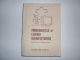 Fundamentals of Leather Manufacturing - E. Heidemann, Eduard Roether, Engleza, 1993, Carte Tehnica Piele