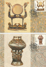 China/Romania, LP 1658b/2002, Obiecte lacuite si ceramica, ilustrate maxime foto