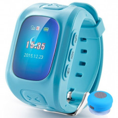 Ceas Smartwatch GPS Copii iUni U6, Localizare Wifi, Apel SOS, Pedometru, Monitorizare somn, Blue + Boxa Cadou foto
