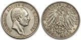 D2 Germania / 3 Mark 1912 1912 Friedrich August III. / Argint aUNC, monedă din foto