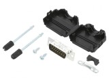 Conector D-Sub 15-Pin Tată Lipire Pe Cablu Gold