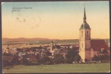 Carte Postala Bistrita, Panorama, Romania, Circulata 1913, Transilvania, Vedere Veche