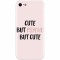 Husa silicon pentru Apple Iphone 6 Plus, Cute But Psycho