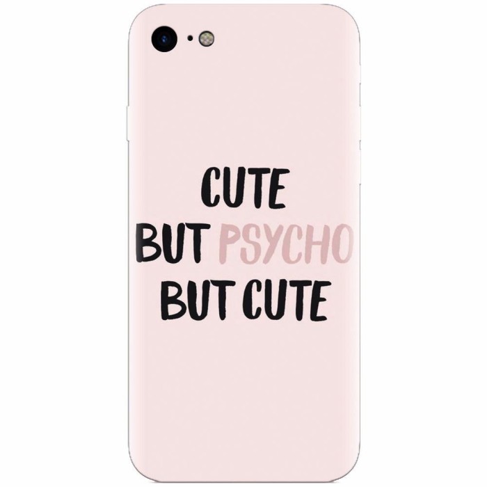 Husa silicon pentru Apple Iphone 6 Plus, Cute But Psycho