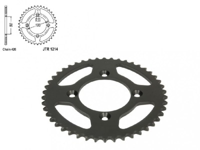 Pinion transmisie spate 420/46, JT Sprockets JTR1214.46 foto