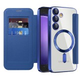Husa Samsung Galaxy S23 FE Asteroid GSM SmartMag Book Case, albastru