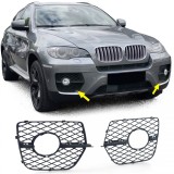 Accesorii pentru grila de bara fata cu lumini de ceata, potrivite pentru BMW X6 E71 06-14 Performance AutoTuning