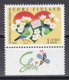 Finlanda 1993 - Timbrul prieteniei, Serie cu Tabs, MNH, Nestampilat