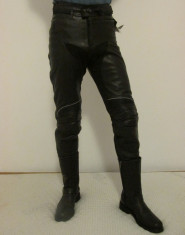 Pantaloni moto femei HEIN GERICKE,piele, marime XL (46), Nou foto