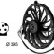 Ventilator radiator GMV BMW Seria 3 (E36), Seria 3 Cabriolet (E36), Seria 3 Cabriolet (E46), Seria 3 Compact (E36), Seria 3 Touring (E36), Seria 3 Cu