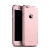 Husa FullBody MyStyle IPAKY Originala Rose-Gold pentru Apple Iphone 6 Plus / Apple iPhone 6S Plus acoperire completa 360 grade cu folie de protectie g