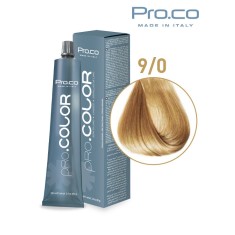 Vopsea de par profesional PRO.COLOR 100 ml - Pro.Co - 9/0 BLOND EXTRA DESCHIS