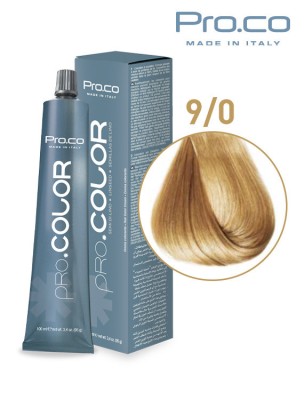 Vopsea de par profesional PRO.COLOR 100 ml - Pro.Co - 9/0 BLOND EXTRA DESCHIS foto