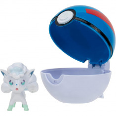 Figurina Pokemon - Clip N Go Alolan Vulpix & Great Ball