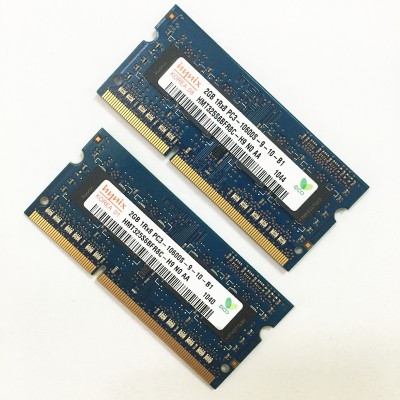 4GB hynix kit 2x 2GB DDR3 RAM LAPTOP PC3-10600S-9-10-B1 HMT125S6BFR8C-h9 foto