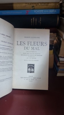 LES FLEURS DU MAL - CHARLES BAUDELAIRE (CARTE IN LIMBA FRANCEZA) foto
