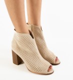 Cumpara ieftin Botine dama Gallco Bej