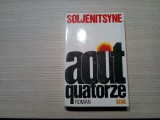 AOUT QUATORZE Premier Noeud - Alexandre Soljenitsyne - Editions du Seul, 1972