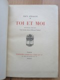 TOI ET MOI - G&Eacute;RALDY Paul, Edouard Vuillard illustr. G. Cr&egrave;s et Cie, Paris, 1919