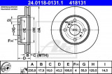 Disc frana TOYOTA YARIS (P1) (1999 - 2005) ATE 24.0118-0131.1