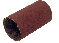 Set rezerve abrazive cap cilindric mic(3 buc) diametru 20x32 mm, Manșon abraziv pentru suporturi gonflabile Kirjes, granulație K 80 foto