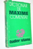 Dictionar de maxime comentat
