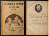Rar 1931 Vechi ABECEDAR Romanesc FIBEL pt Limba Germana ilustrat 180 pag Manual