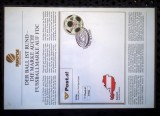 P.318 FDC PLIC FILATELIC PRIMA ZI AUSTRIA EURO 2008, Europa, Sport